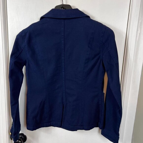 L'AGENCE Allison double-breasted cotton-blend gabardine jacket - Picture 10 of 12